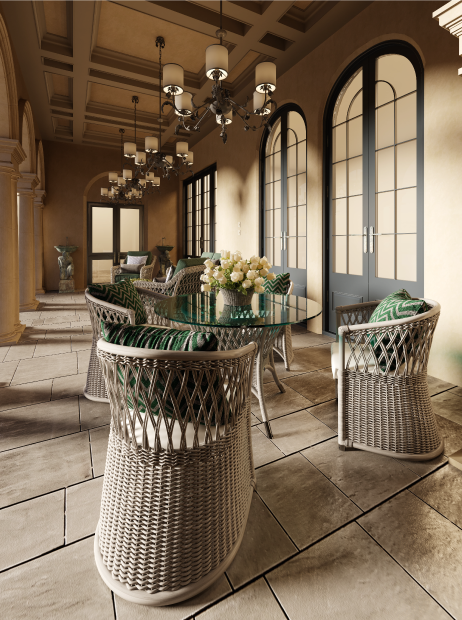 wicker-dining-table-with-glass-top-wicker-chairs-pillared-terrace-evening-sun